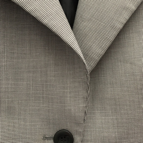 Nine West black and white checked blazer size 12 - Picture 2 of 5